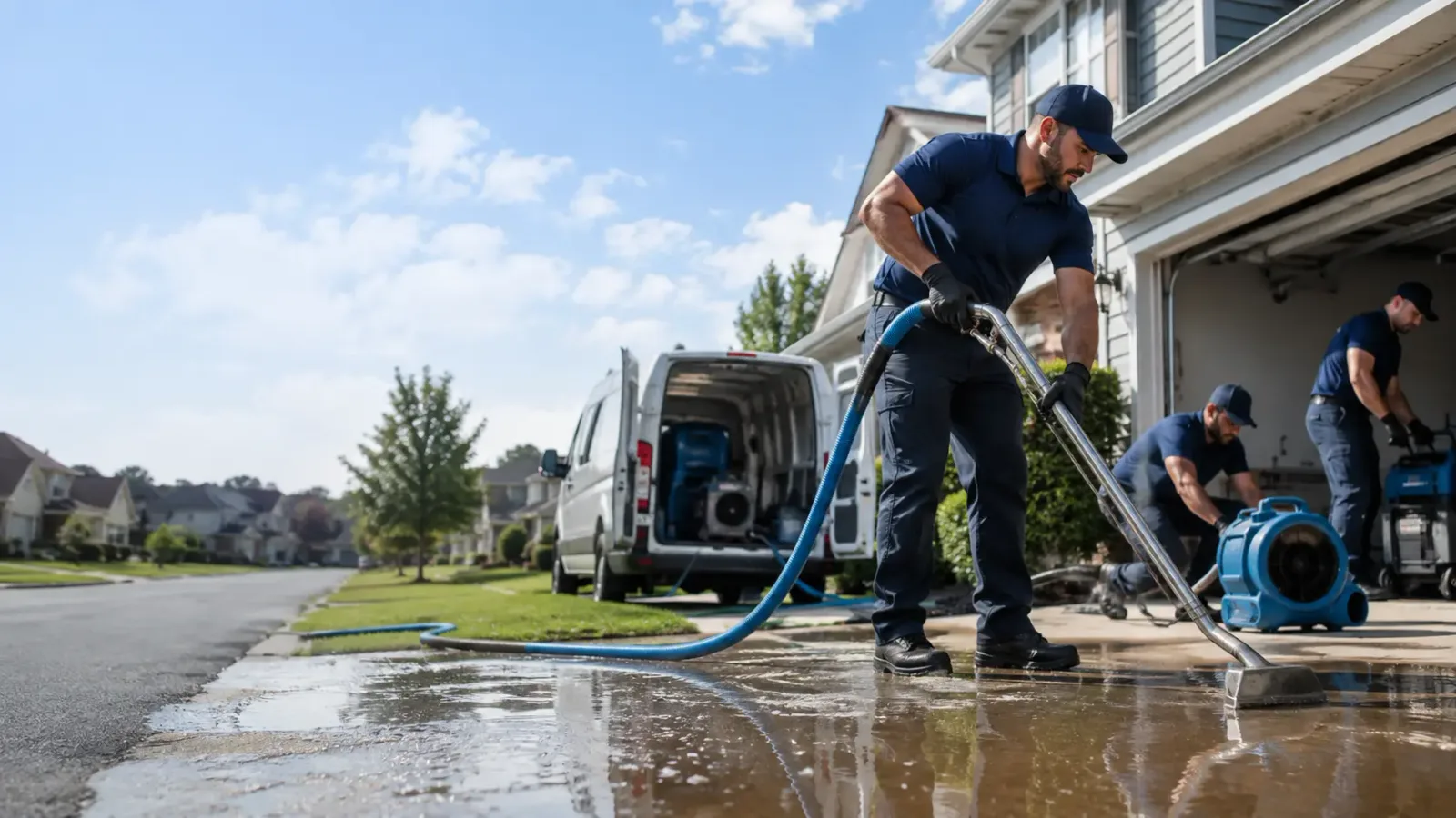 Flooded Basement Cleanup in Hubbell, MI